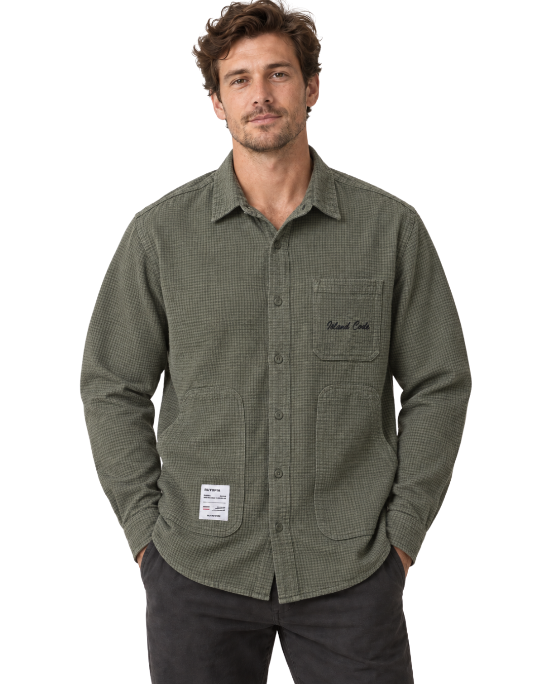 Crosscut Waffle Shirt