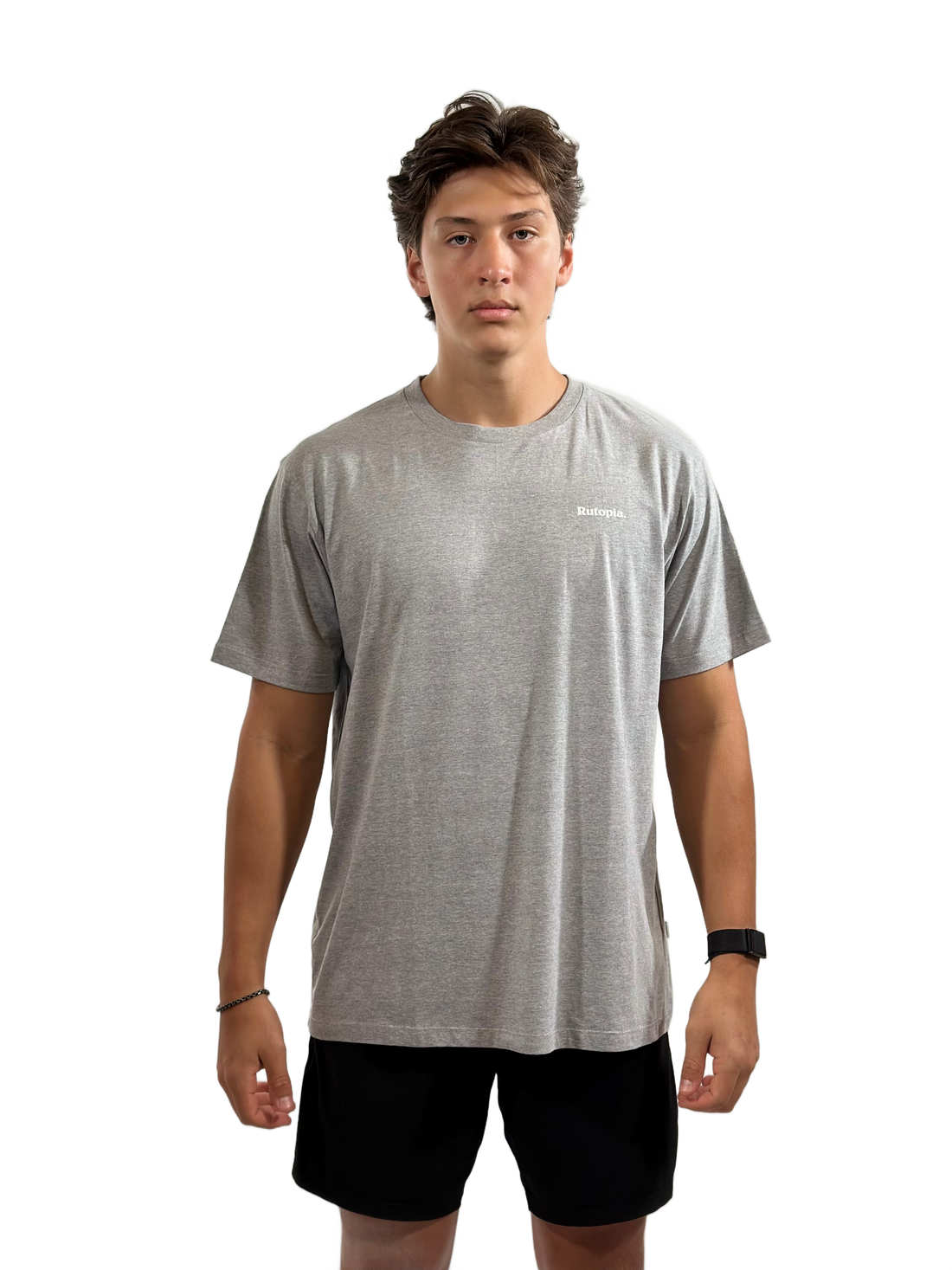 Grey Logo Tee