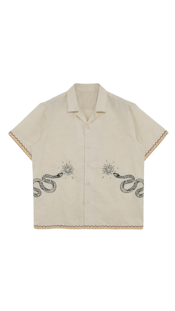 Snake Eyes Button Down